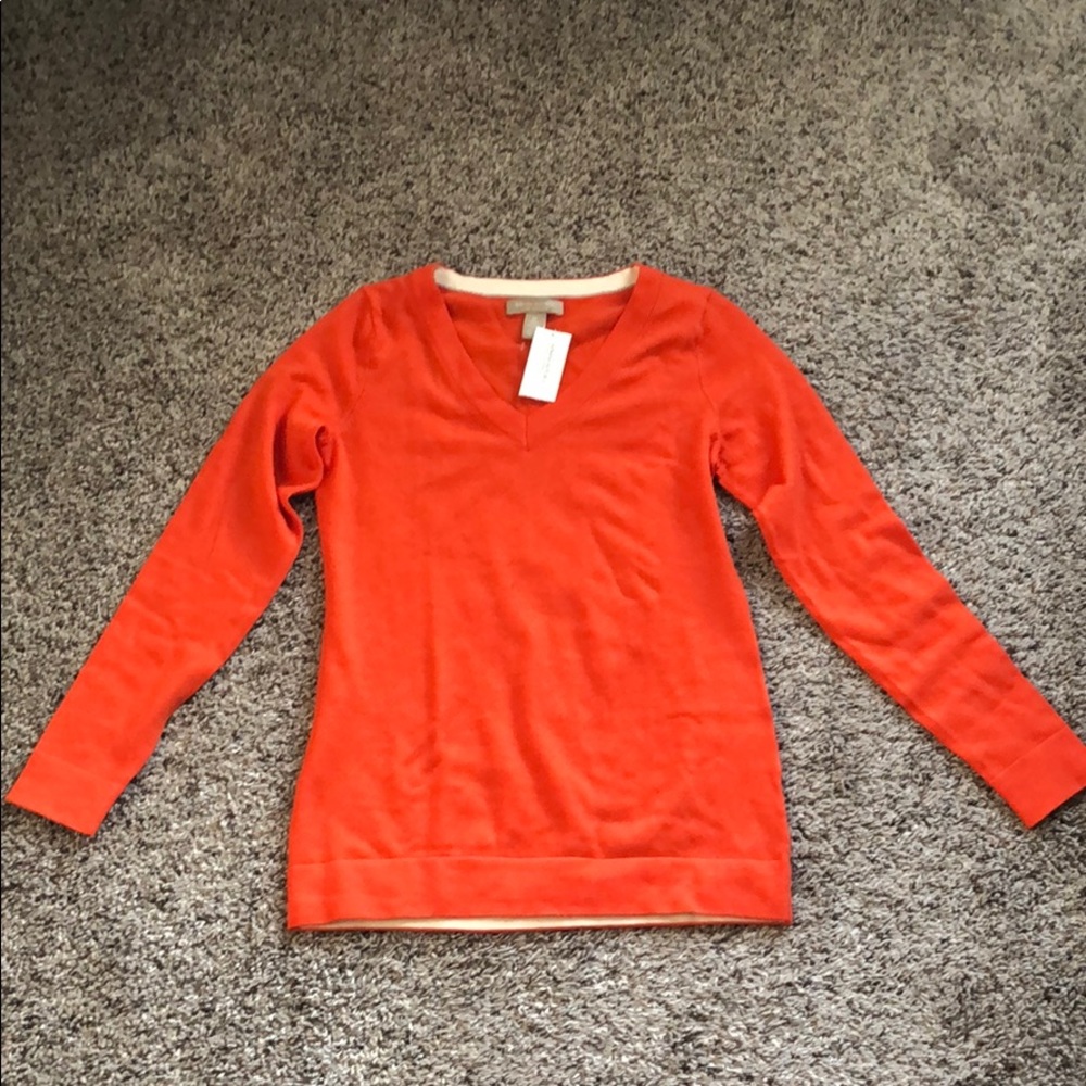 NWT Orange Banana Republic Merino Sweater Size M